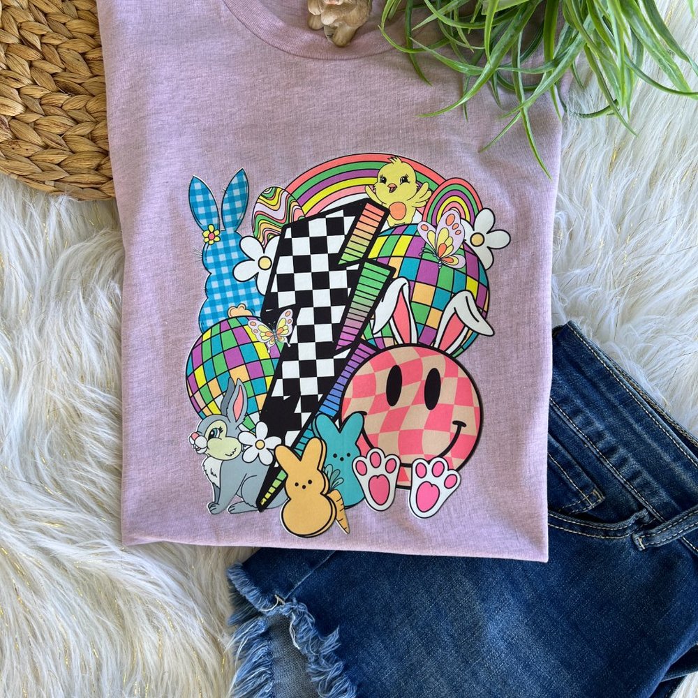 Retro Easter Design Graphic Tee